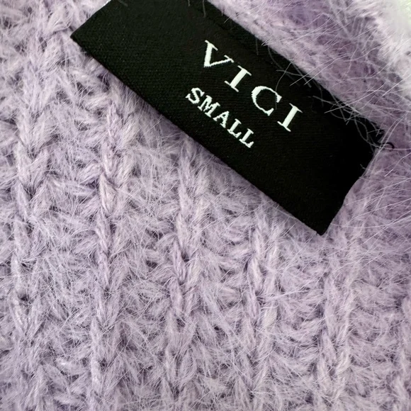 Vici Lilac Women's Sweater - Picture 4 of 4